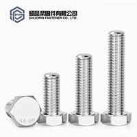 Boulon hexagonal en acier inoxydable SS316 A4-80 pour fixation extérieure de plateaux de support de structure de pompe, de raccords de tuyauterie et de cuves de dessalinisation