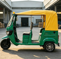 Tricycle taxi électrique Bajaj de haute qualité, best-seller, fabriqué en Chine, véhicule de transport de passagers pour l'exportation