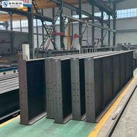 Vigas de Acero Q355 para Techos de Edificios Prefabricados, Servicio Integral, Estructura de Construcción Estable Soldada a Medida