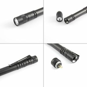 Venta caliente <span class=keywords><strong>armas</strong></span> <span class=keywords><strong>de</strong></span> autodefensa LED pluma luz mini linterna LED para correr - Product Image 4