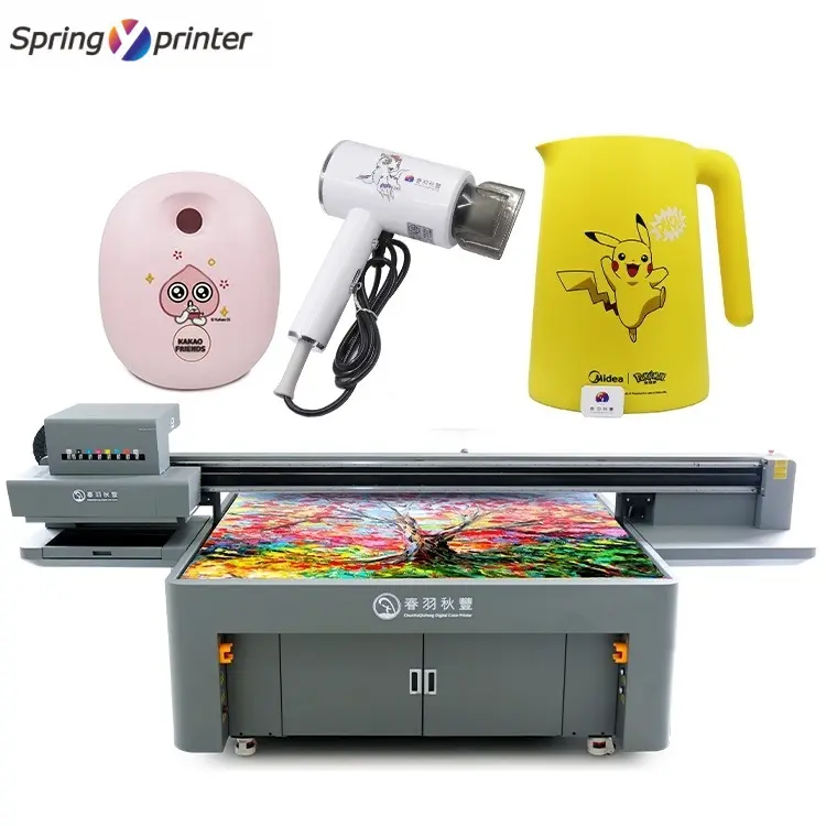Professional 360 rotary uv printer 3d effect inkjet printing machine funsun uv printer used for electrical pattern printing