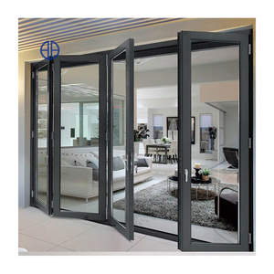 Porte accordéon en aluminium à <span class=keywords><strong>prix</strong></span> compétitif, produit phare en Amérique du Nord, porte pliante en alliage d'aluminium - Product Image 1