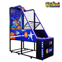 Nouvelle machine de jeu de basket électronique d'arcade d'intérieur, interactive, à monnayeur, équipement sportif pour enfants, prise en charge de l'anglais