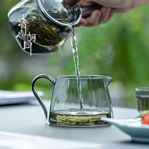 Octagonal Glass Fairness <b>Cup</b> Heat Resistant High Borosilicate <b>Tea</b> Set Chinese Style <b>Large</b> Capacity <b>Tea</b> Dispenser - Product Image 4