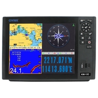 Traceur de cartes GPS marin ONWA KP-25F 5 pouces avec sondeur de poissons et écho sonore