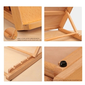 <span class=keywords><strong>Chevalet</strong></span> de croquis Portable, <span class=keywords><strong>chevalet</strong></span> de bureau en bois, table d'artiste, planche à <span class=keywords><strong>dessin</strong></span>, support pour aquarelle, peinture à l'huile, fournitures d'art - Product Image 3