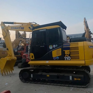 รถขุดมือสอง Komatsu PC110 11T สภาพใหม่ 95% ราคาถูก เครื่องจักรก่อสร้างขนาดกลาง รถขุดมือสอง komatsu 110 ขาย - Product Image 1