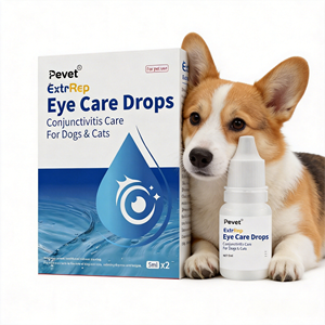 น้ำยาหยอดตาไฮยาลูโรนิกแอซิดสำหรับสัตว์เลี้ยง Pevet Eco-Friendly Veterinary Ophthalmic Solution สารสกัดจากธรรมชาติ ปลอดภัยสำหรับลูกสัตว์เลี้ยงและแม่สัตว์ - Product Image 1