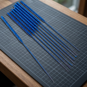 Spatules de dissection manuelles en acier inoxydable, micro-crochets à nerfs et à vaisseaux, certifiées CE Classe I, 21 cm, en titane Rhoton - Product Image 2