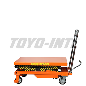 Chariot à plateforme manuel à ciseaux de type <span class=keywords><strong>SLT</strong></span> Toyo-Intl pour entrepôt - Product Image 5