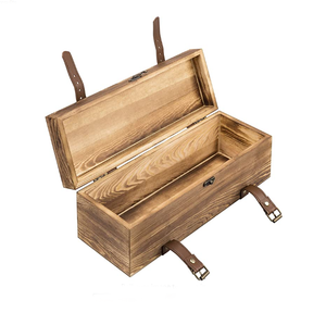 <span class=keywords><strong>Vintage</strong></span> ahşap şarap kutusu toka sapanlar ile tek şişe hediye durumda ilham şarap taşıma sandıklar zarif ahşap el sanatları duvar işareti - Product Image 6