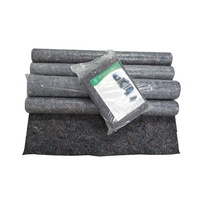 Tapis en feutre imperméable écologique uni et bon marché en rouleau pour la décoration, peintre, maler, abdeckvlies, 85% polyester, 15% coton