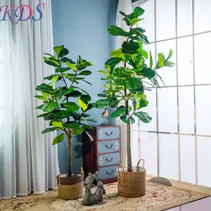 Simulation banyan tree artificial plant fake bonsai for home garden decoration curvature outdoor palm