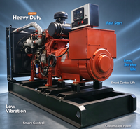 Genset Gas Open Frame Bersertifikasi CE 50-200kw, Daya Tinggi untuk Pusat Data Industri, Lapangan Minyak dan Gas, Cadangan Daya Terdistribusi