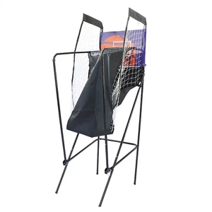 Machine <span class=keywords><strong>de</strong></span> tir au <span class=keywords><strong>basket</strong></span> <span class=keywords><strong>pliable</strong></span> en tube d'acier <span class=keywords><strong>de</strong></span> 22 mm, <span class=keywords><strong>jeu</strong></span> d'arcade d'intérieur, avec logo personnalisé, noir, à prix bas en 5-7 jours - Product Image 2