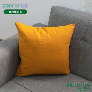 Cuscini e Cuscini Decorativi di Lusso in Tessuto Elastico Arancione 45*45 - Alta Qualità - Product Image 3