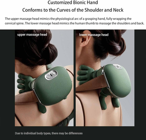 2026 Bestseller Nackenmassagegerät mit Wärmefunktion zur Schmerzlinderung Tiefengewebe Schulter- & Rückenmassagegerät Masajeador Cuello Shiatsu - Product Image 4