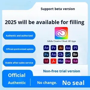 2025 pour <span class=keywords><strong>Adobe</strong></span> pour Creative Cloud Family Pack Véritable Version Entreprise Logiciel Abonnement annuel pour Ps Ai sur Win/Mac/M1 in - Product Image 5
