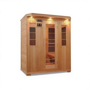 Sauna familiar móvil de <span class=keywords><strong>infrarrojos</strong></span> lejanos para cuatro personas con <span class=keywords><strong>panel</strong></span> de control por computadora y madera maciza de hemlock - Product Image 1