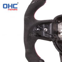Volant LED RPM en daim et fibre de carbone pour volant A-lcantara Dodge Durango Charger Challenger