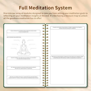 <span class=keywords><strong>Diario</strong></span> <span class=keywords><strong>de</strong></span> Meditación Imoda <span class=keywords><strong>de</strong></span> 96 Páginas A5 en Tapa Dura Color Beige para el Autodescubrimiento Espiritual Cuaderno <span class=keywords><strong>de</strong></span> Reflexión Diaria y Planificador Emocional - Product Image 6