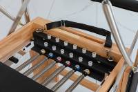 Peralatan Pilates Kayu Heavy Duty Pilates Cadillac Trapeze Reformer Combo untuk Pelatihan Profesional