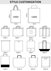 Bolsas de Lona Resistentes de 19*29*10cm con Impresión de Seda Personalizada OEM, Venta Caliente de Fábrica, Bolsas Reutilizables Promocionales de Alta Calidad - Product Image 5