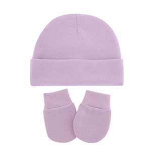 Ensemble Bonnet Anti-Rayures Bébé Automne/Hiver, Bonnet Uni pour Nouveau-né, Chapeaux Bébé, Produits pour Bébé - Product Image 6