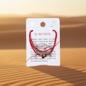 Tobillera Nina El Hilo Rojo de Acero Inoxidable para Mujer, Amuleto de Moda, Protección y Buena Suerte, Regalo de Joyería - Product Image 2