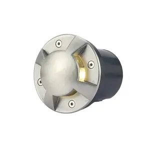 Outdoor High Power AC110V 230V Stainless steel 1 2 3 4 Way Inground Recessed Garden Underground Light