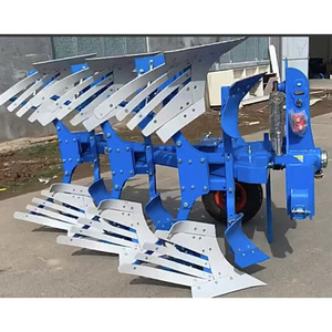 Charrue agricole pour le travail du sol, verte, attelage 3 points, type réversible, haute productivité - Product Image 3