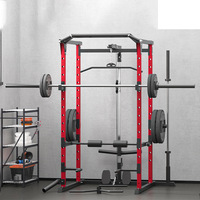 Estructura de Acero Multifuncional para Dominadas, Sentadillas y Ejercicios de Fuerza en Casa y Gimnasio