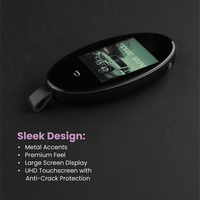 Clé de voiture intelligente personnalisable Keydroid avec alliage d'aluminium, 4 boutons, tout logo et intégration d'application téléphonique