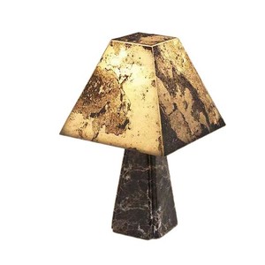 Lampe de table en marbre naturel E27, commande par interrupteur LED, design moderne et simple pour salon, chambre à coucher, bureau - Product Image 1