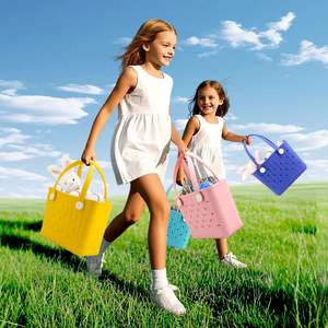 Sac à main imperméable en silicone Eva Sac fourre-tout pour femmes avec bandoulière Sac fourre-tout pour femmes Sac de plage Eva Sac fourre-tout pour femmes - Product Image 4