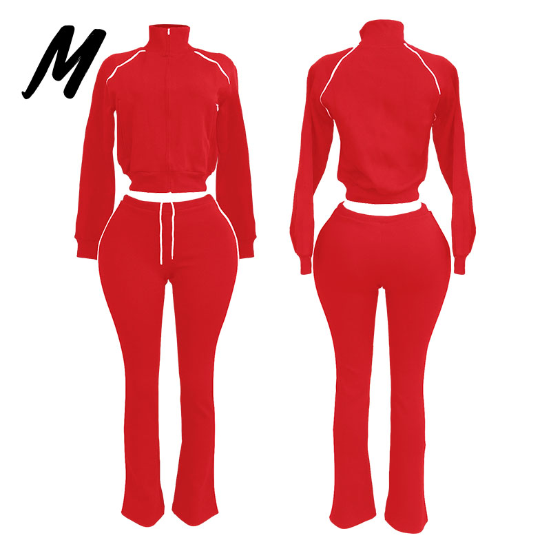 Red pants set