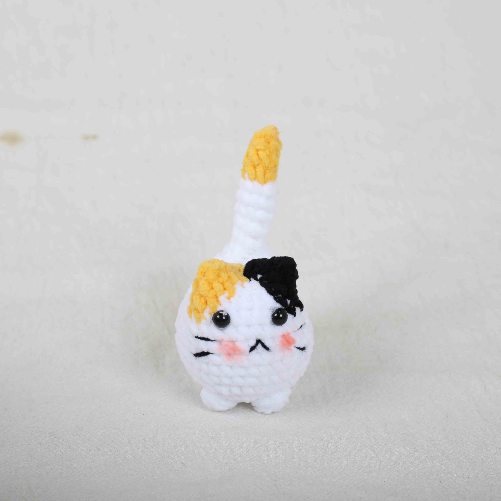 Chat aux oreilles jaunes