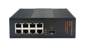 Convertisseur de média industriel Gigabit à succès : Transceiver 1 SFP Fibre + 8 RJ45 Monomode 1550nm 20/40/80KM - Product Image 2