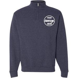 Sudaderas con media cremallera personalizadas con logotipo bordado 2025 Textos con nombre Sudaderas con capucha promocionales Premium - Product Image 1