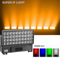 Lampu Sorot LED RGBW 40pcs IP65 Tahan Air, Kontrol DMX512, Ra95 CRI, Aluminium, Dapat Diredupkan, Laris untuk Konser dan Acara Luar Ruangan