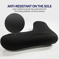 Chaussettes épaisses personnalisées en néoprène avec peau lisse semelle imperméable antidérapante pour plongée surf chasse pieds nus confort et chaleur