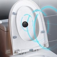6VDC One Piece Entièrement Automatique Flip Sensor Flush Intelligent Salle De Bains Commode Électronique WC Bidet Smart Toilette