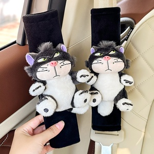 ตุ๊กตาแมวลูซี่ น่ารัก สนุกสนาน สร้างสรรค์ ลายการ์ตูน นุ่ม ตกแต่งเข็มขัดนิรภัยในรถยนต์ ปลอกหุ้มไหล่แบบนุ่มสบาย - Product Image 5