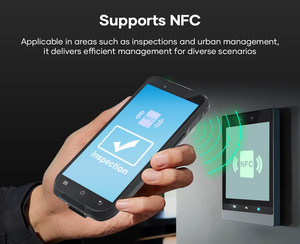 UNIWA M600, PDA industriel <span class=keywords><strong>portable</strong></span> Android avec écran tactile de 6 pouces, <span class=keywords><strong>téléphone</strong></span> robuste avec dragonne - Product Image 1