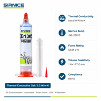 Pâte thermique haute température en gel de silicone 5.0 W/m K -50~200 ° Électronique automobile 5G CB1305