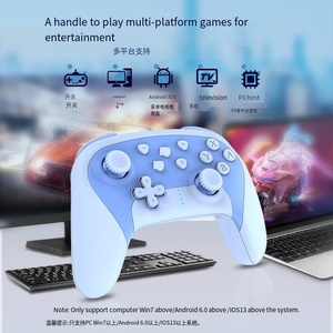 Manette de jeu sans fil avec <span class=keywords><strong>volant</strong></span>, double vibration et détection de mouvement, design ergonomique Type-C pour PC/Android - Product Image 2