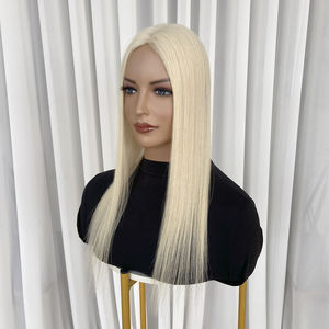 Entrega Rápida, Cabello Humano Virgen Europeo 100% Sin Procesar, Rubio 60 #   Toppers Mono para Mujer, Color, Tamaño de Base 3x5.5 Pulgadas - Product Image 5