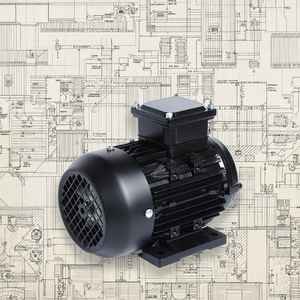 มอเตอร์เหนี่ยวนำไฟฟ้ากระแสสลับขนาดเล็ก 50/60Hz 0.37kw 220V 380V 400V 415V 3 เฟส 4P โครงอะลูมิเนียม จากผู้ผลิตในจีน - Product Image 2