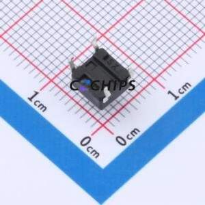 TC110416070 Tactile Switch Through hole Component (THT)-4P,6x6mm Switch Single Pole Single Throw Round Button 1.6N 7mm - Product Image 2