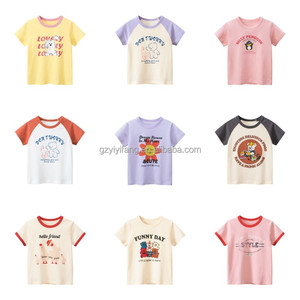 Venta al por mayor de camisetas para bebés, camisetas de manga abullonada para niños, camisetas y pulóveres de dibujos animados para niños pequeños - Product Image 6